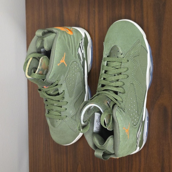 Nike Air Jordan MVP In Sky JLT Olive/Sail DZ5577-300 6.5Y or 8W New In Box - Picture 3 of 6
